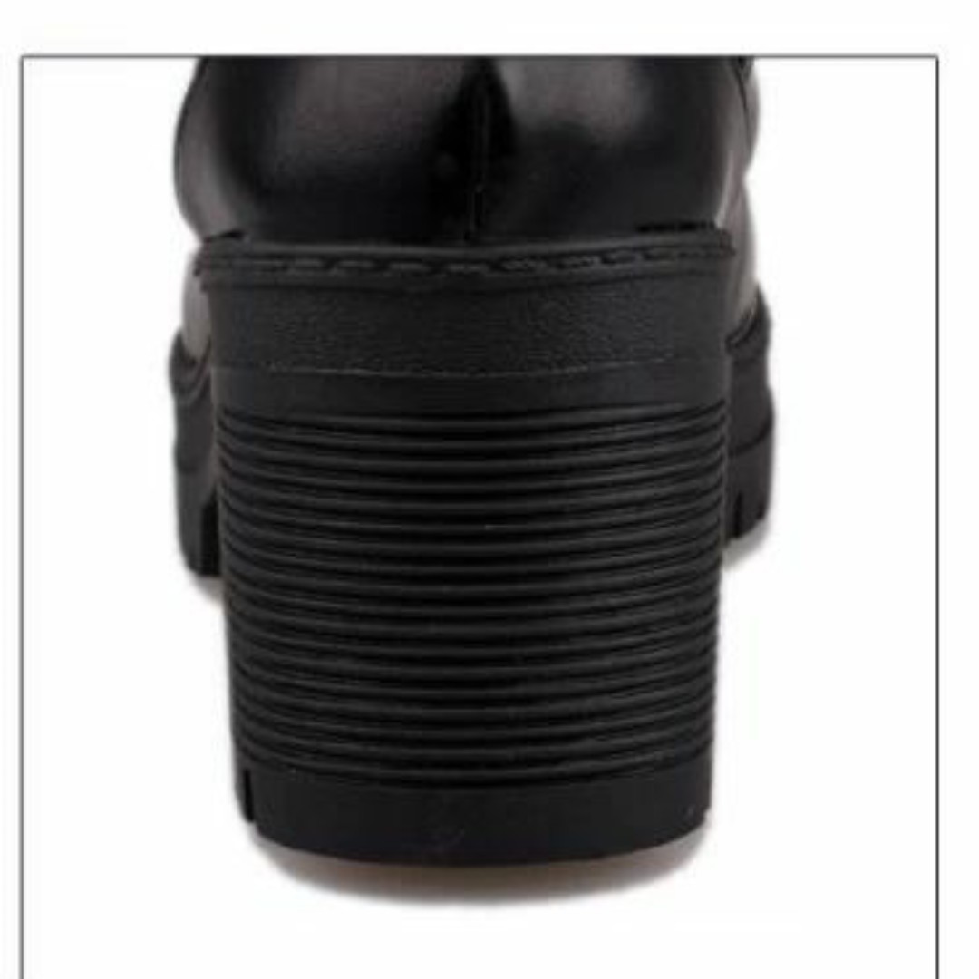 Giày học sinh đế 7cm giày gót vuông