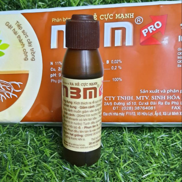 Phân bón kích rễ n3m pro dạng nước chai 20ml