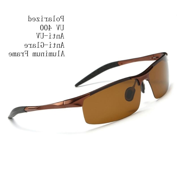 AORON Polarized Sunglasses Mens Classic Sports Driving Sun Glasses UV400 Luxury Male Aluminum Frame Sunglasses