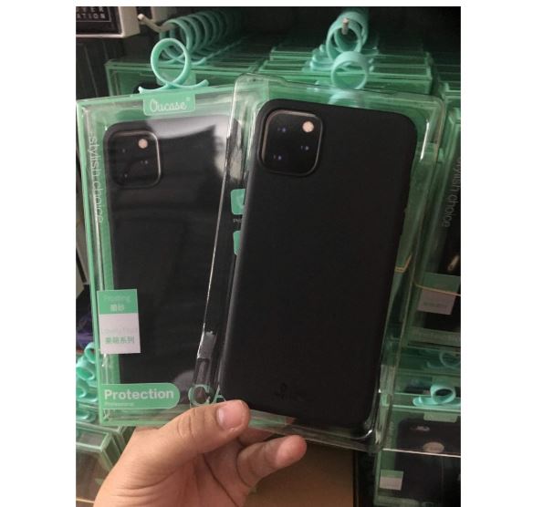 Ốp lưng iPhone 11,11 Pro,11 Pro Max ,OuCase Dẻo Màu Đen"