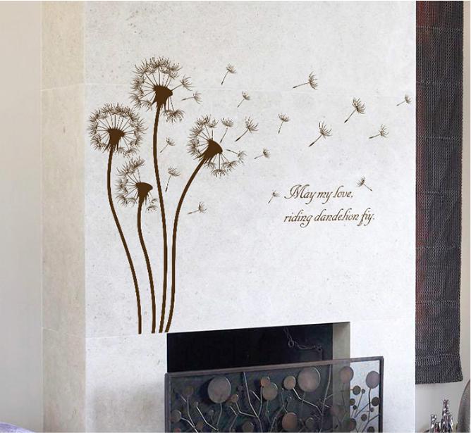Decal trang trí Bồ Công Anh nhỏ