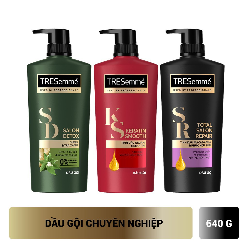 Dầu Gội TRESemmé Chai 640g/850g