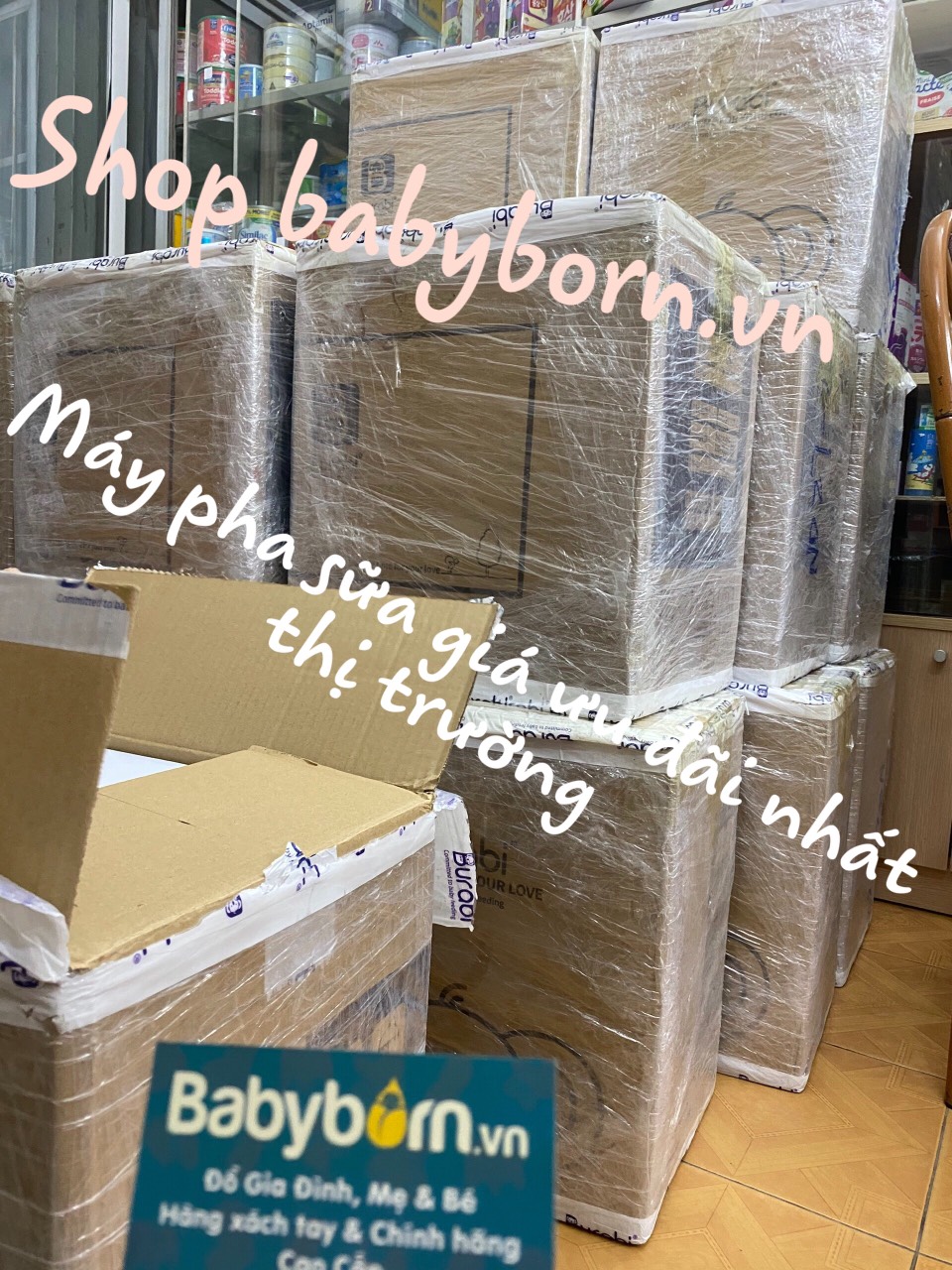 Máy pha sữa Burabi