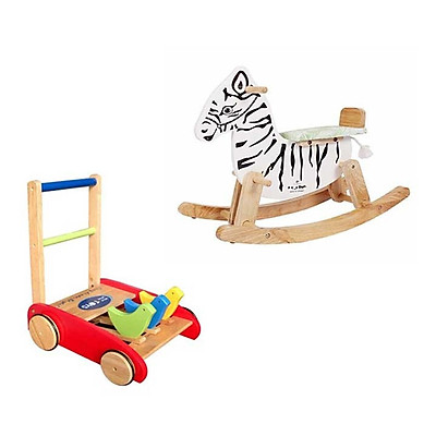 Ngựa gỗ bập bênh cho bé