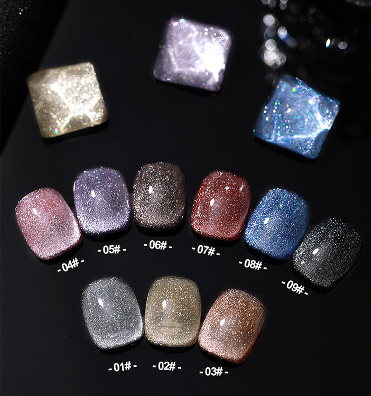 Sơn Gel Mắt Mào Nhũ Flash AS Mã AZM 15ml ( Sơn Gel Hơ Máy )