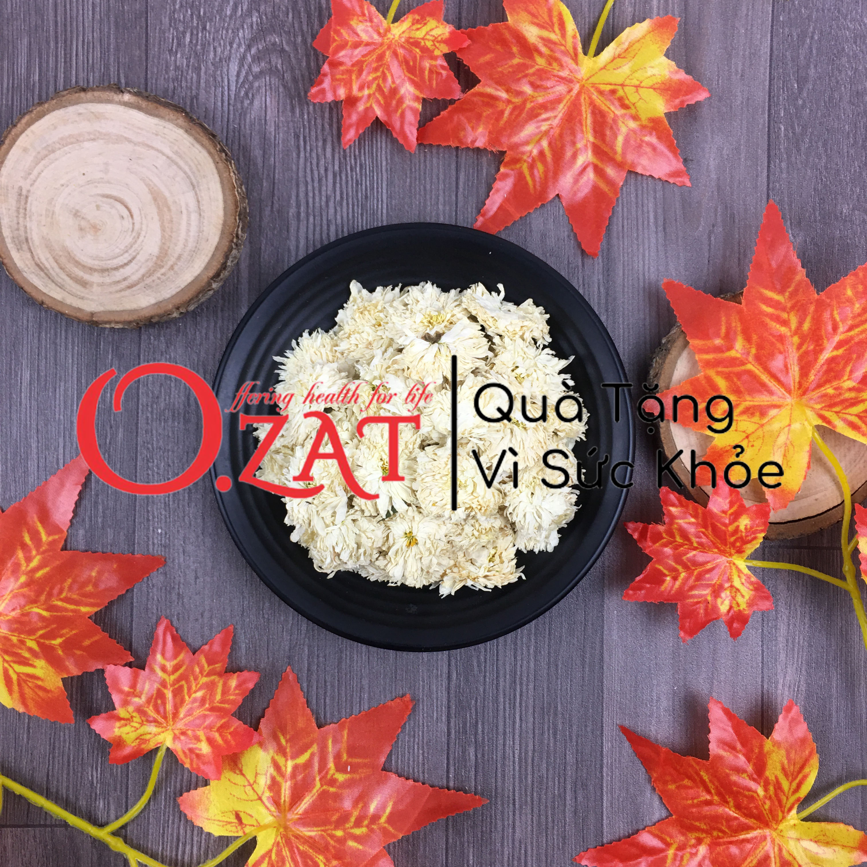Trà Hoa Cúc Trắng sấy khô O.ZAT 100g