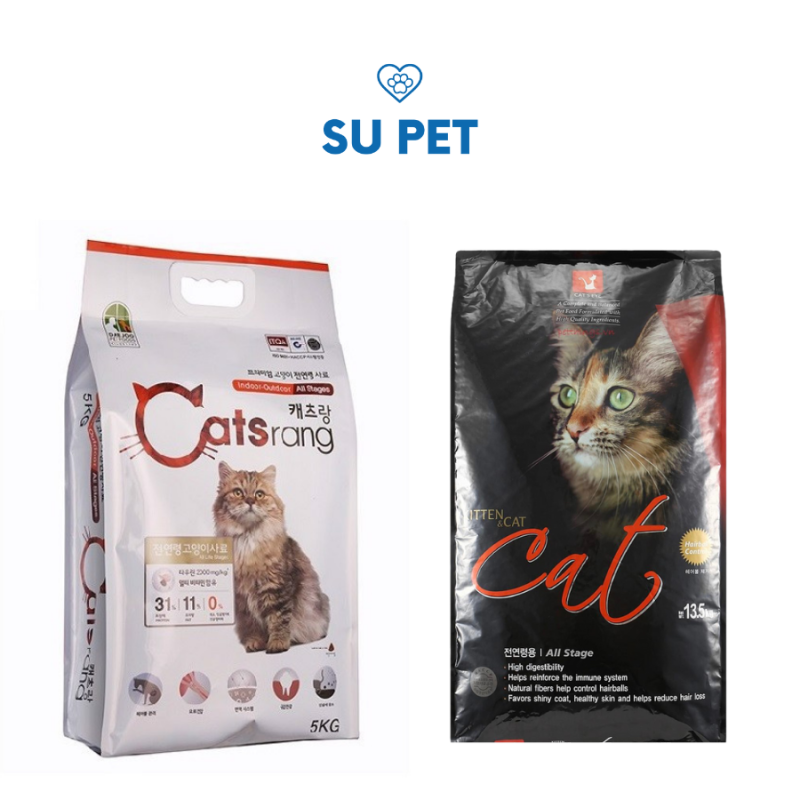 Thức ăn dạng hạt dành cho mèo mọi lứa tuổi (Túi zip bạc 1KG)