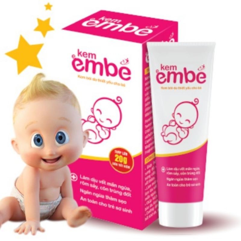 [HCM]Kem Em Bé - hết mẩn ngứa rôm sảy  côn trùng đốt thâm thẹo (an toàn cho trẻ sơ sinh)