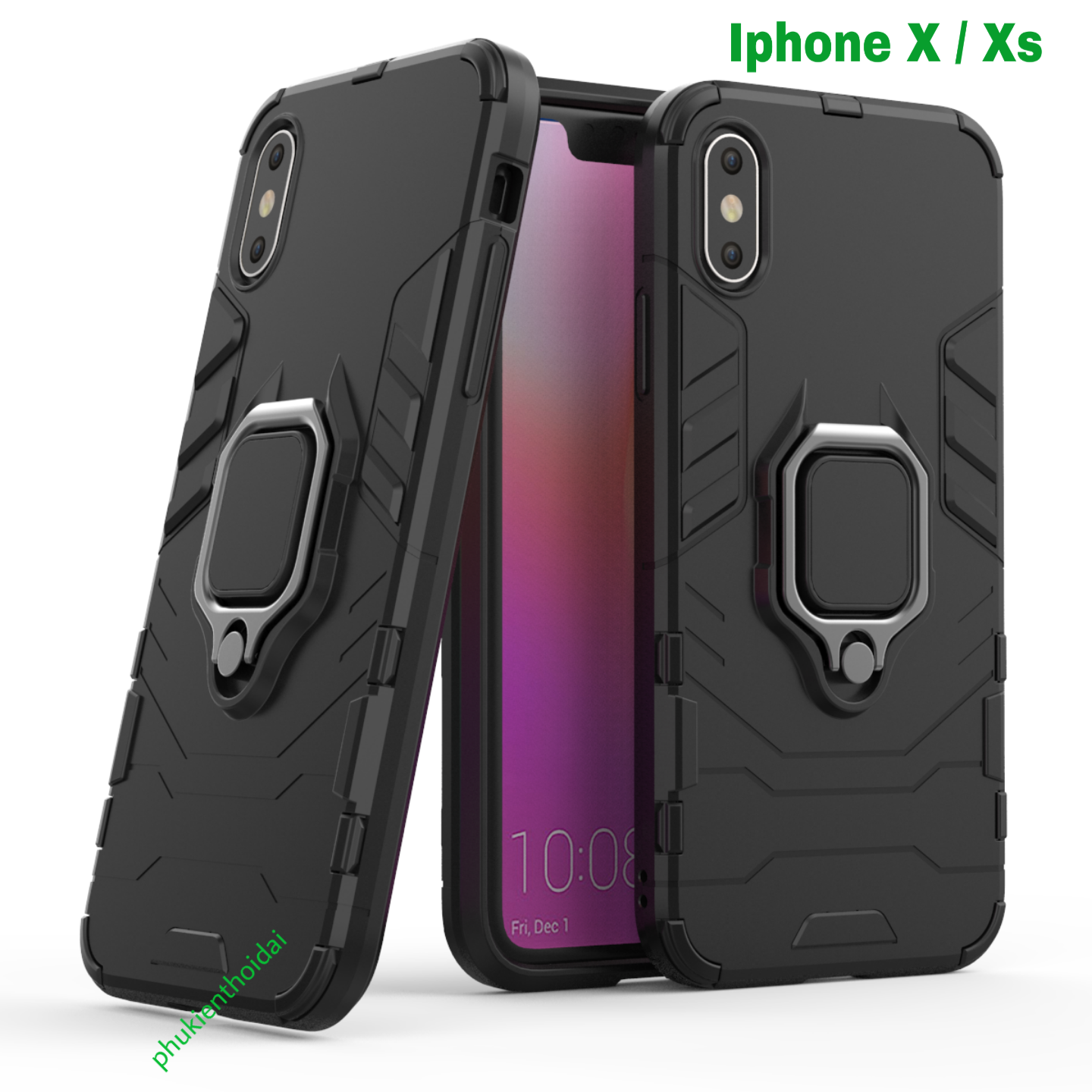 Ốp lưng Iphone X / Xs chống sốc Iron Man Iring cao cấp siêu bền