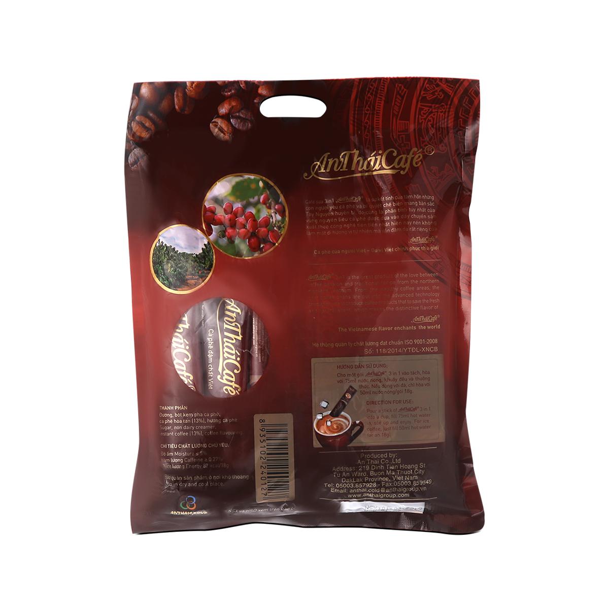 Cà phê sữa 3 trong 1 An Thái (túi 20 gói x 18gr) - AnTháiCafé