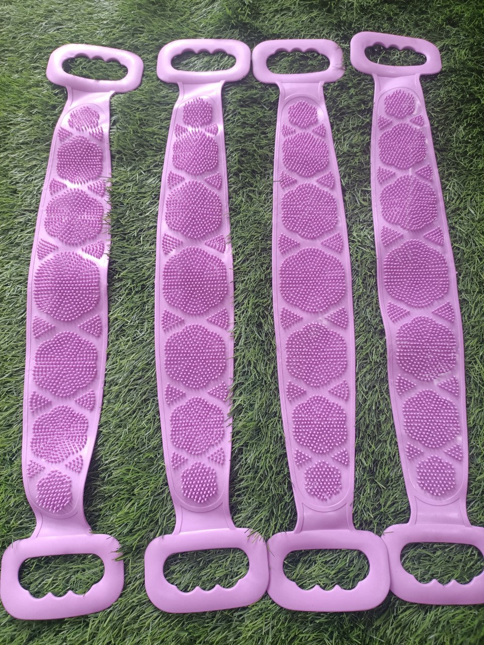 Dây chà lưng 2 mặt silicon ( giao màu ngẫu nhiên )
