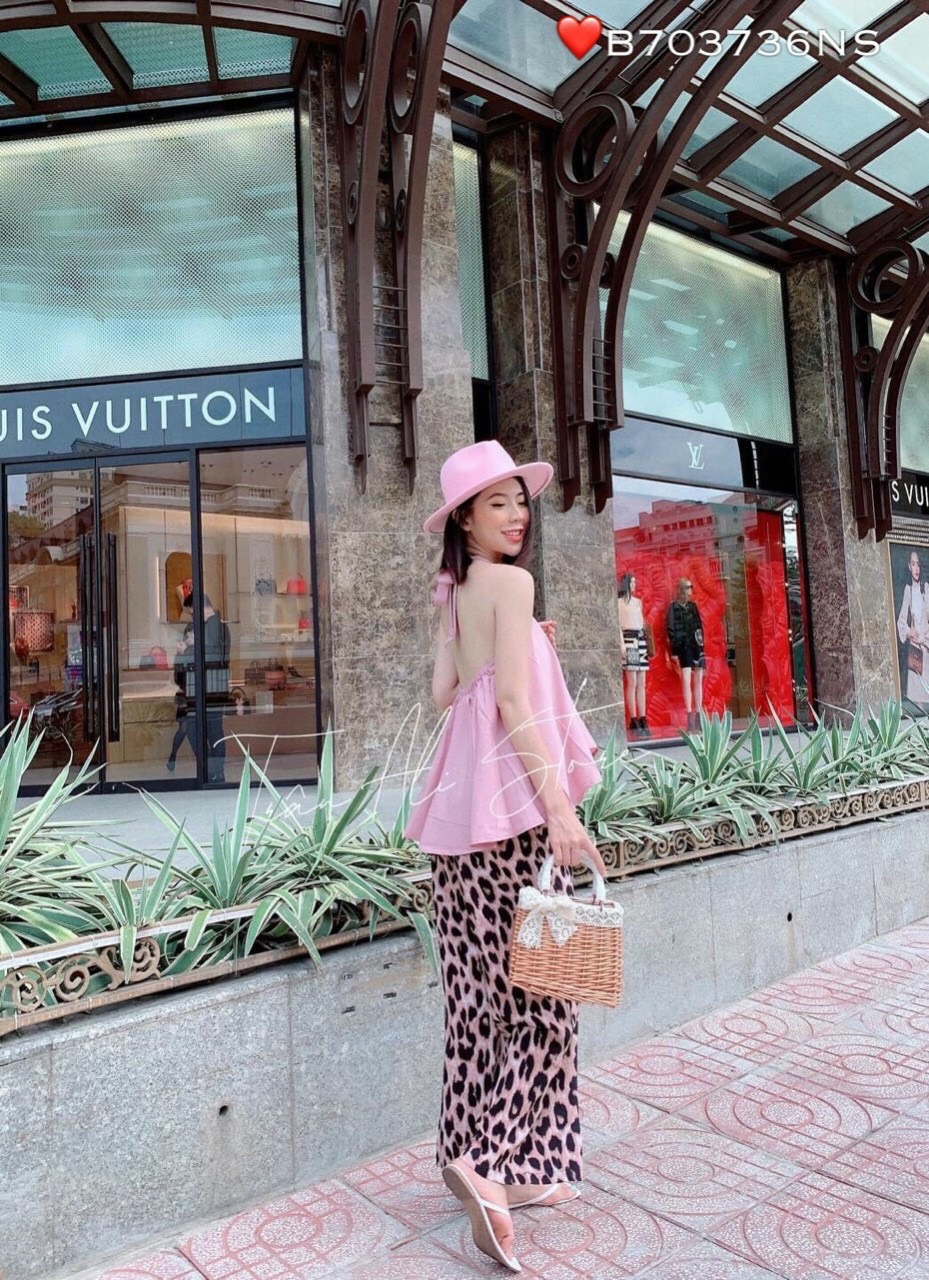 Bộ voan yếm da beo cực xinh TTSA0470