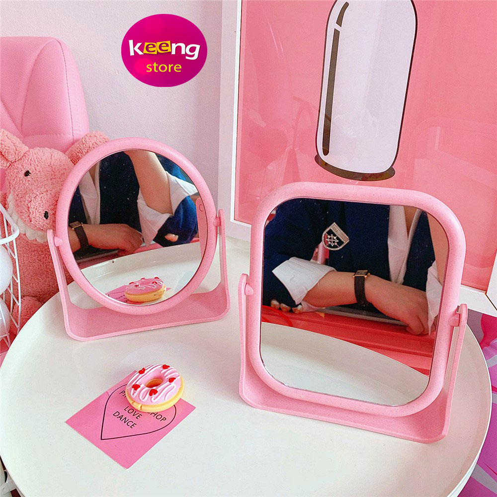 Gương để bàn 2 mặt trang điểm g01