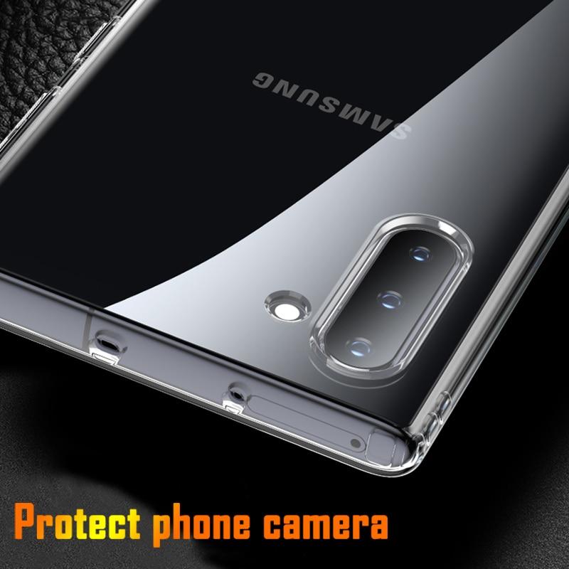 Ốp Lưng Silicon Cho Samsung Galaxy Note 10 (Trong Suốt) - Ốp Lưng Samsung Note 10
