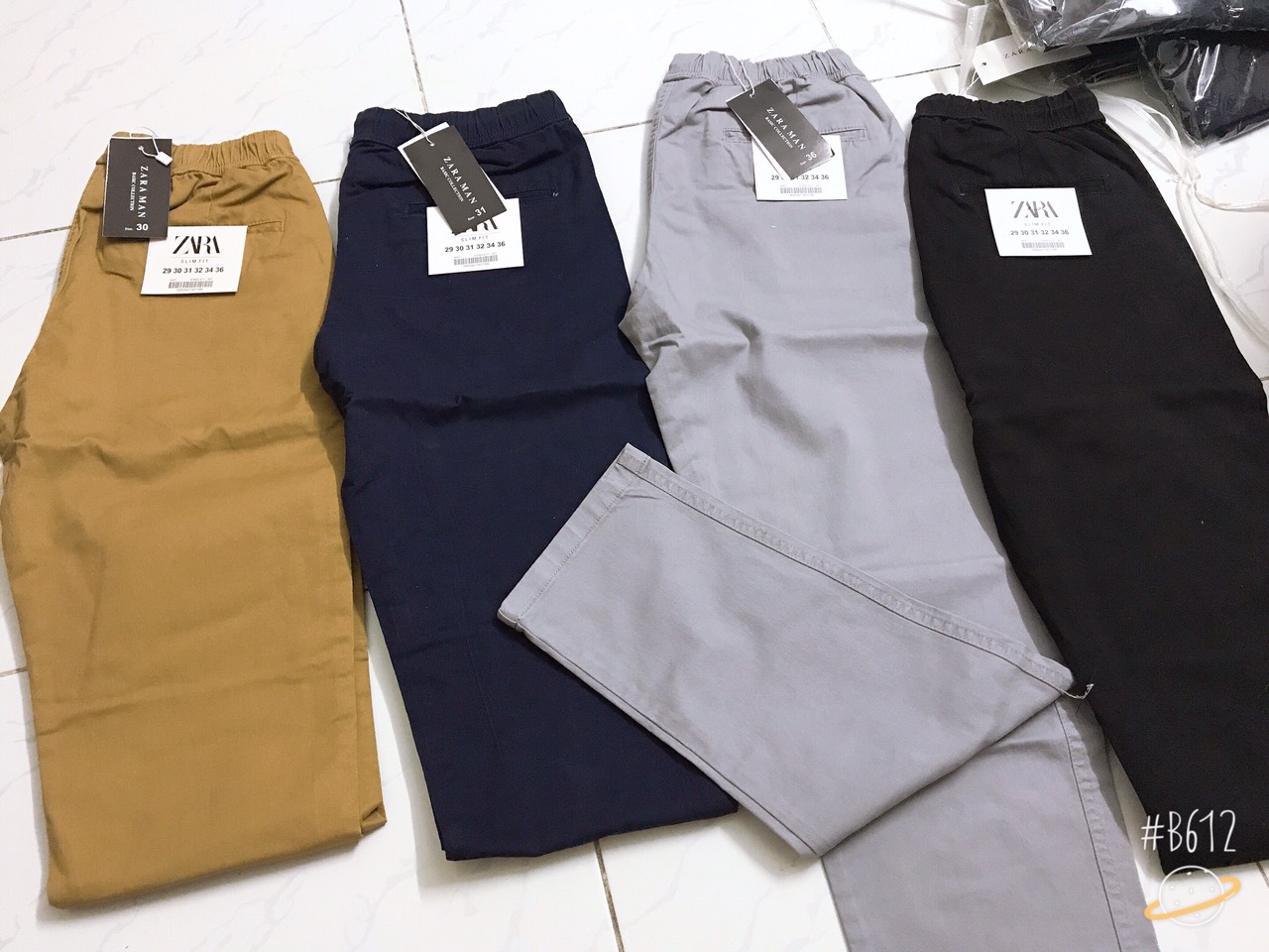 Quần kaki (Zara) ống suông