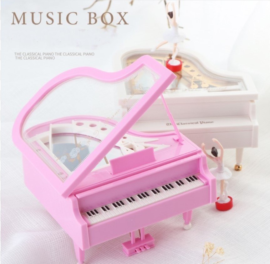 Hộp phát nhạc piano với vũ công múa bale - DMA store