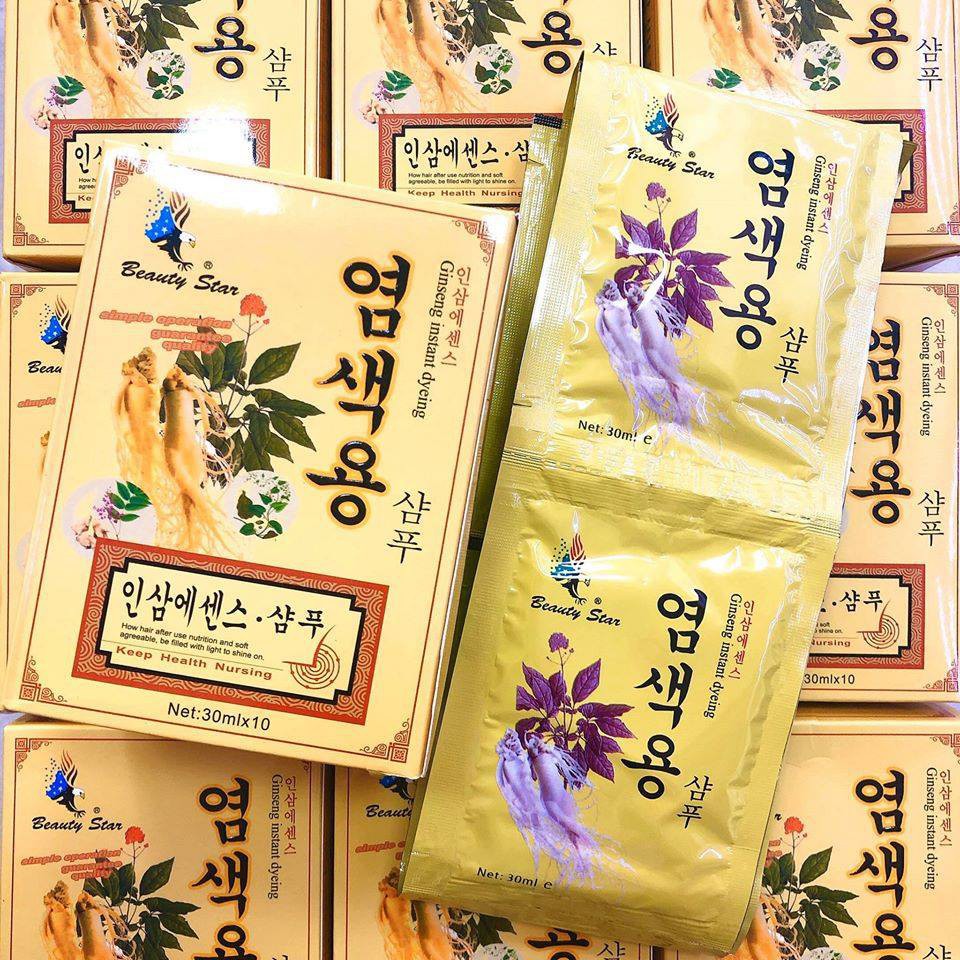 Dầu gội đen tóc Nhân sâm <Gội là đen>