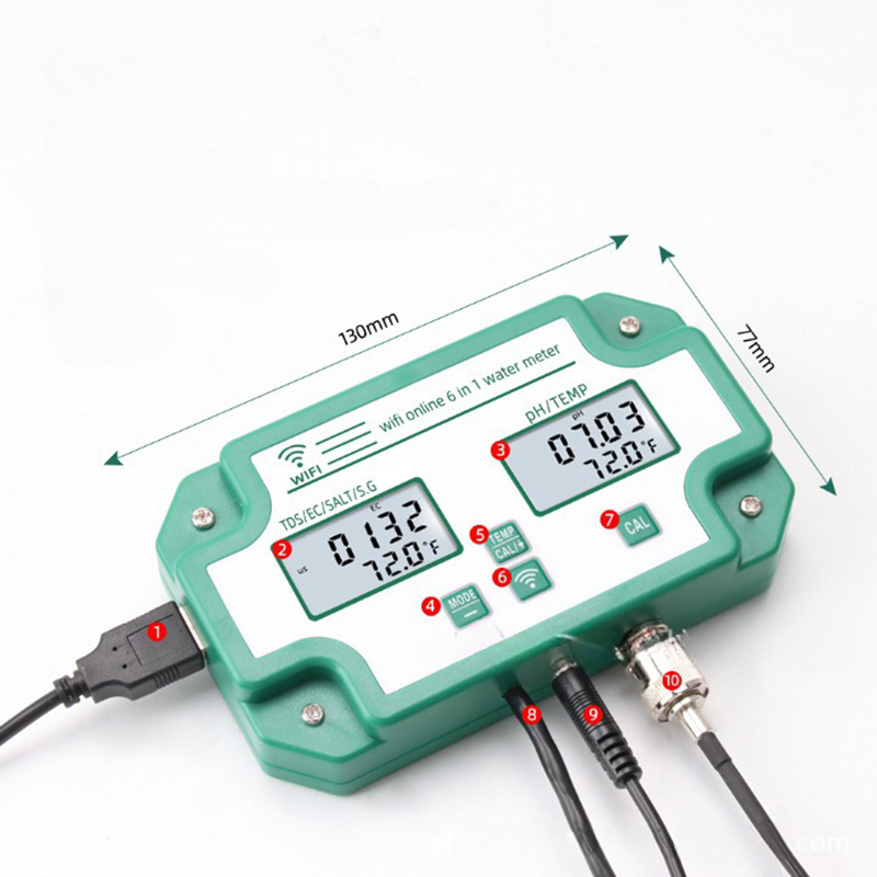 Máy kiểm tra chất lượng nước 6 trong 1