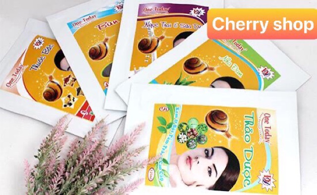 Tắm trắng ốc sên One Today đủ giấy