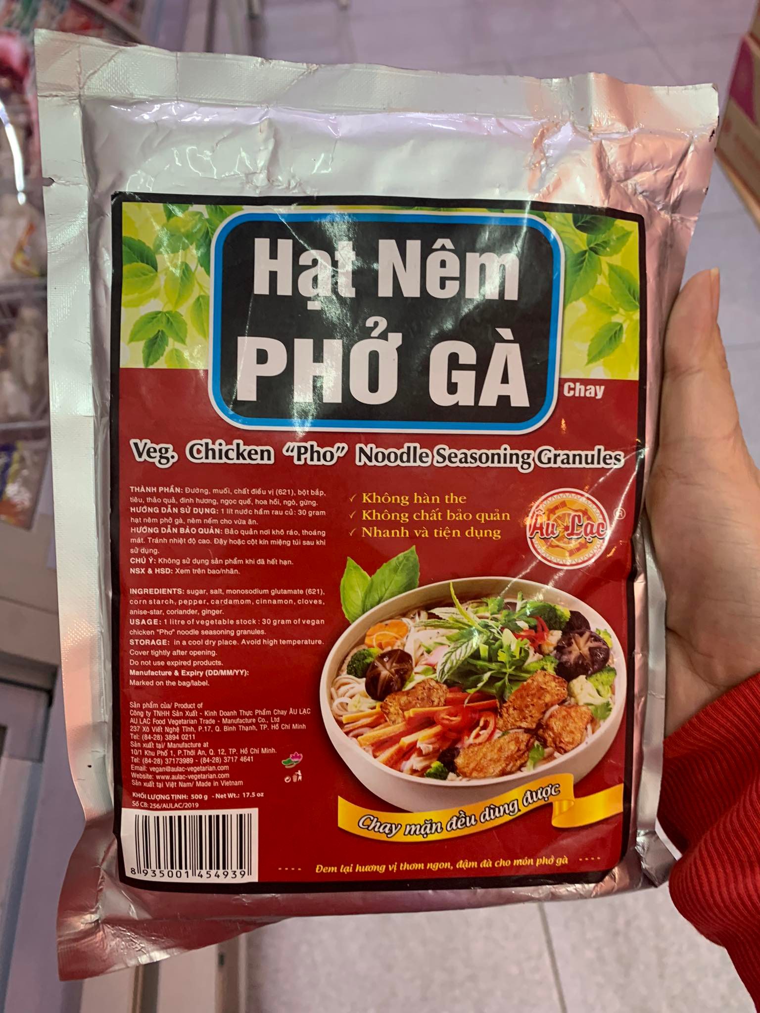Bột Nêm Phở Chay - Túi 500g
