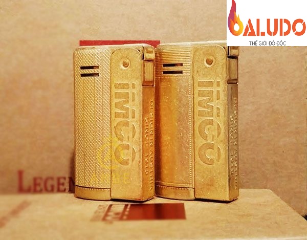 Hộp Quẹt Bật Lửa xăng đá cối kiểu cổ Imco 6800