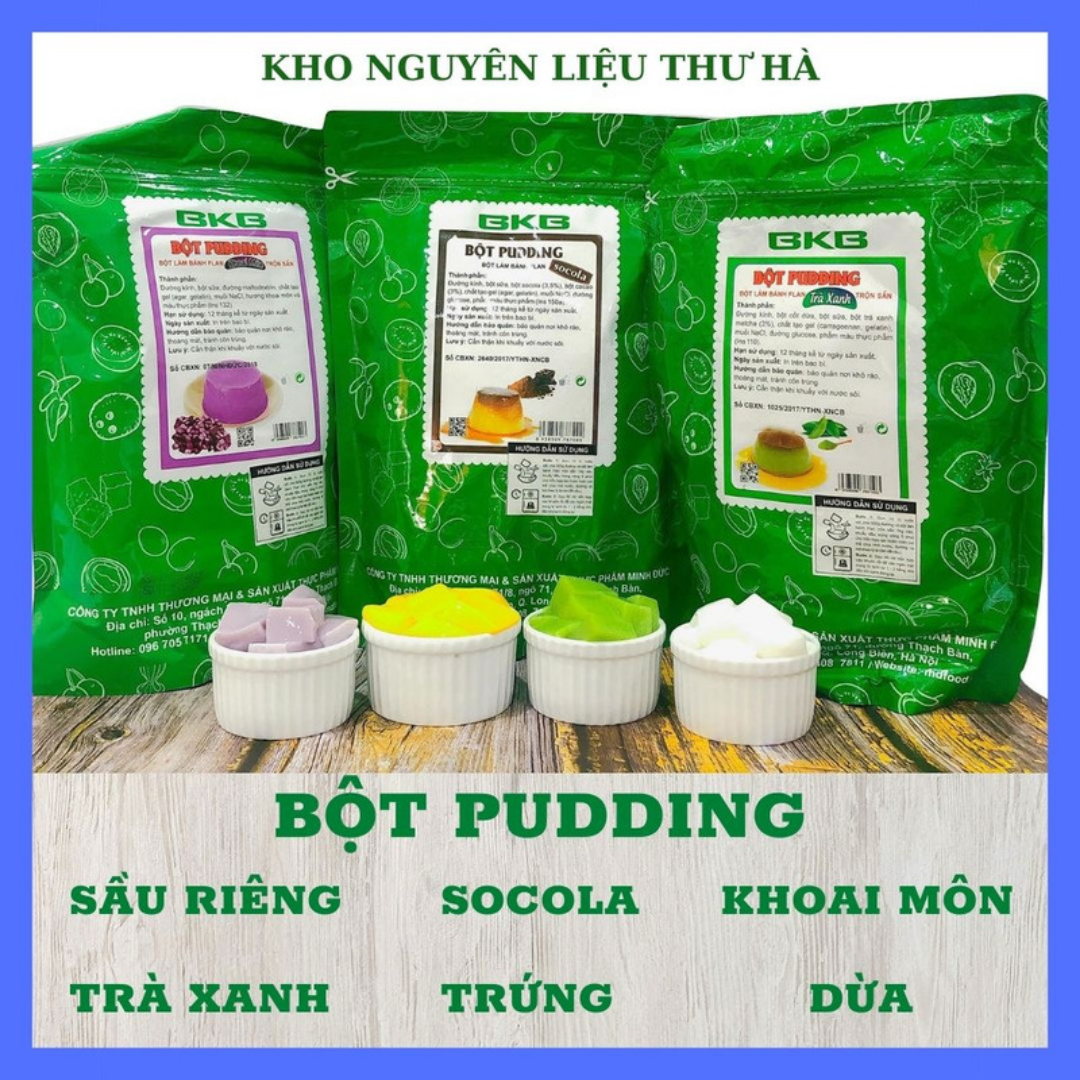 Bột Pudding BKB Tách Lẻ 200g - Hương Vị Thơm Ngon Đặc Trưng