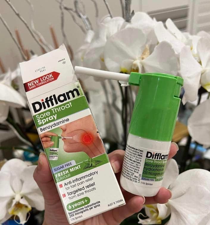 Xịt họng Difflam Anti-inflammatory Throat Spray 30ml
