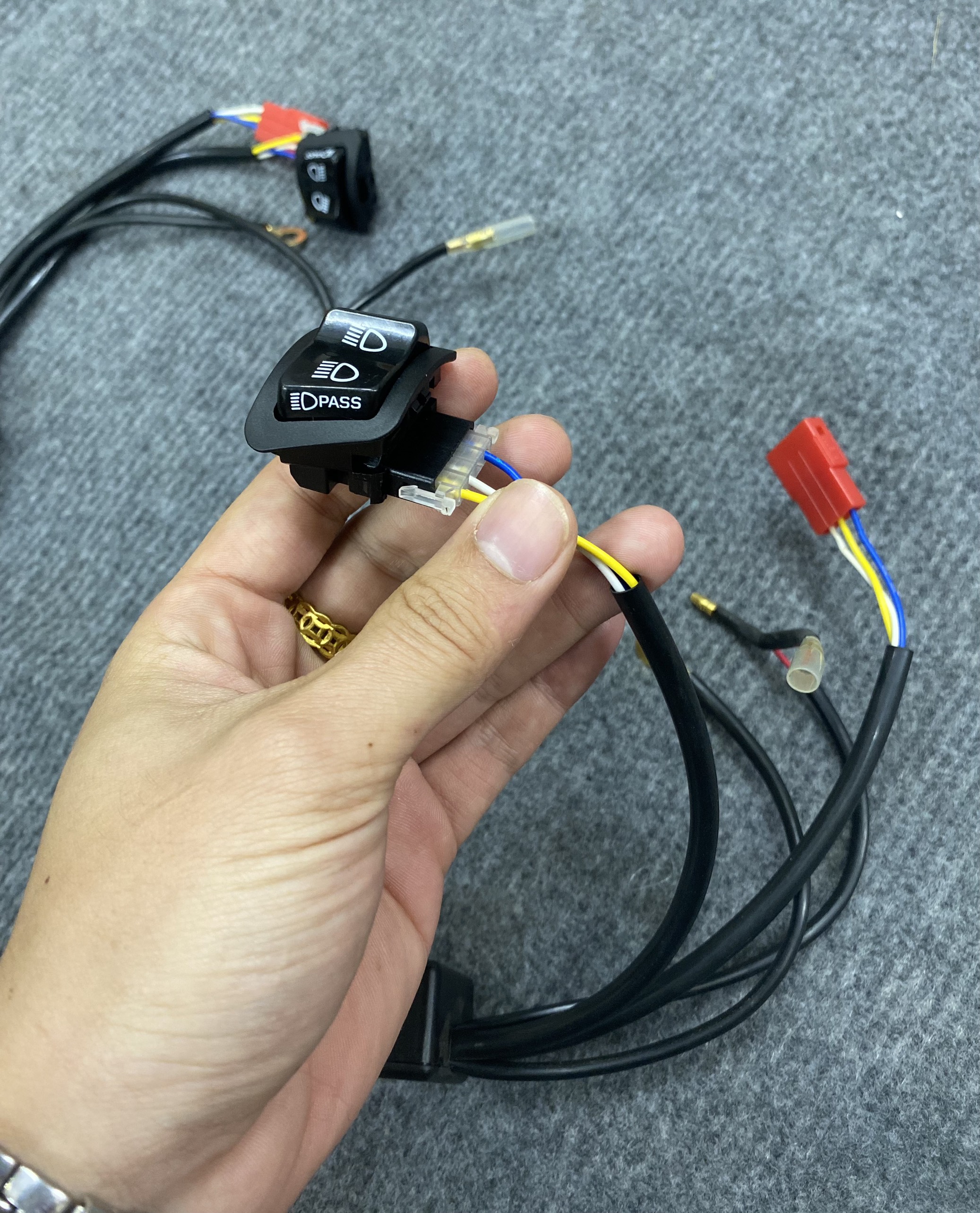 Bộ Mạch Tắt Đèn Xe cho các dòng xe đời mới :  Wave - Vision ( Kèm Pasing đá đèn )