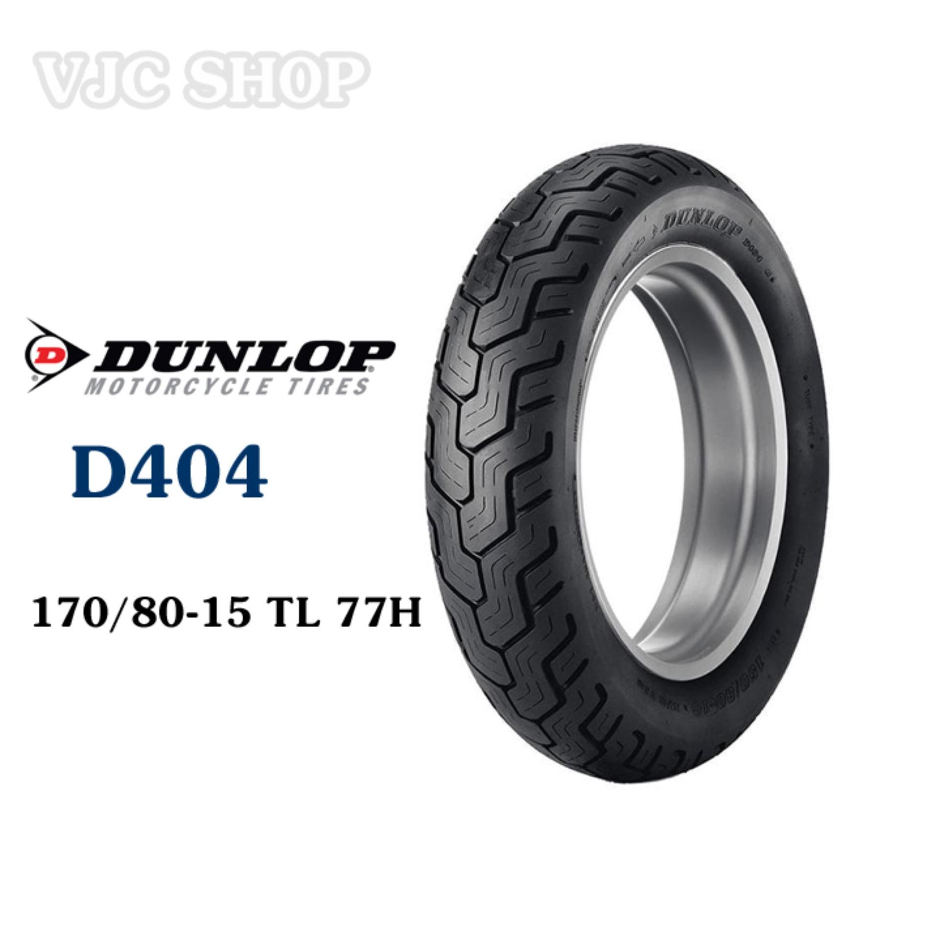 Lốp xe máy dunlop d404 170/80-15 tl 77h