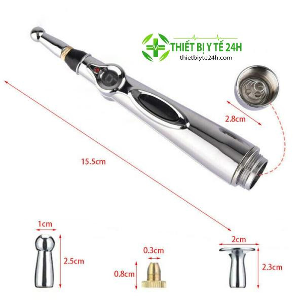 (PIN SẠC) Bút châm cứu xung điện tia hồng ngoại laser 9 chế độ dò huyệt làm giảm đau cơ, xương khớp ,massage toàn thân cải thiện tê liệt cần thiết mọi nhà