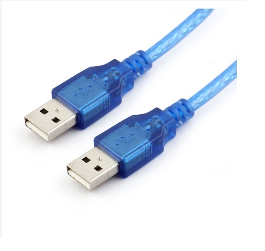 Dây Cáp USB hai đầu đực dài 20cm gắn Box HDD