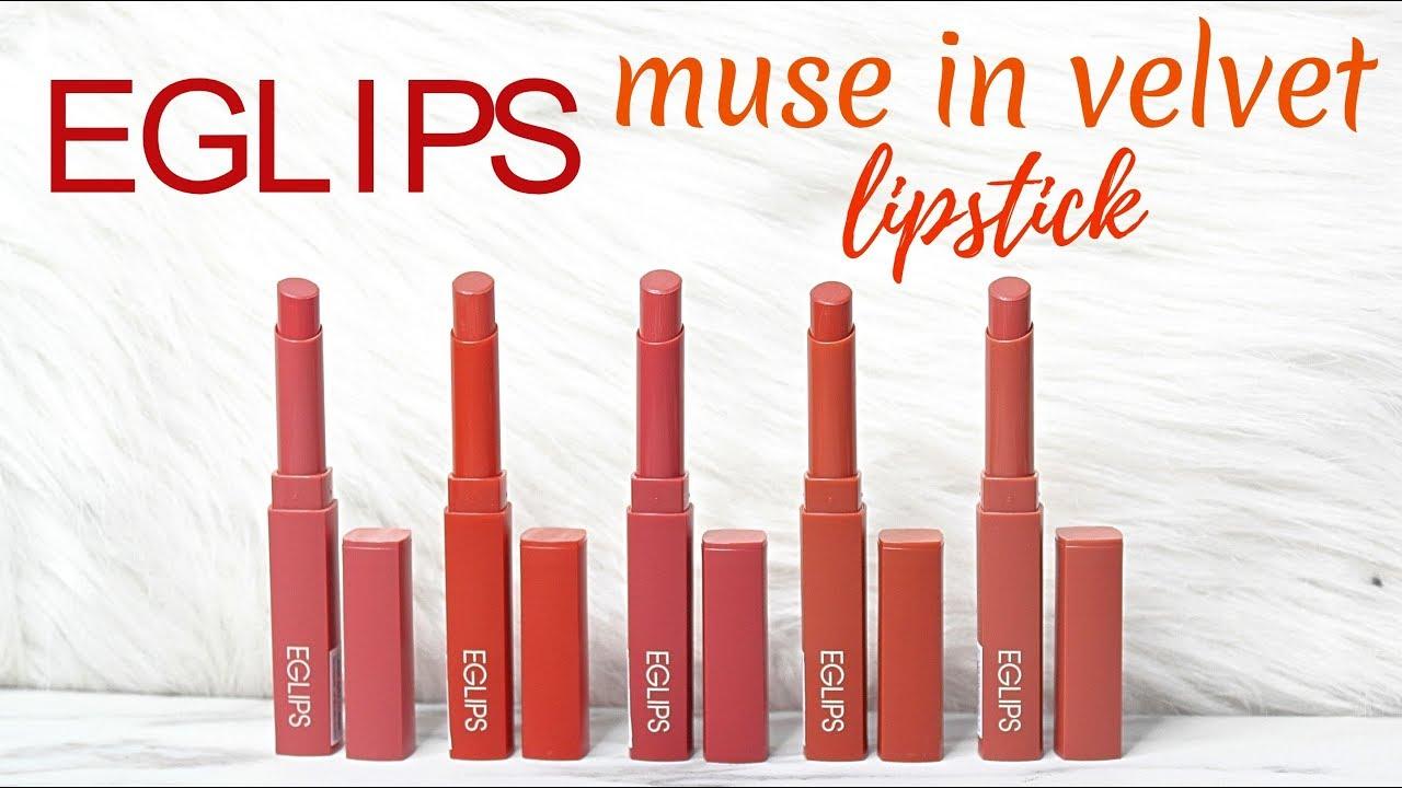 [HCM]Son Thỏi Lì EGLIPS MUSE IN VELVET LIPSTICK