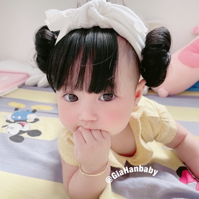 Tuban tóc giả cho bé