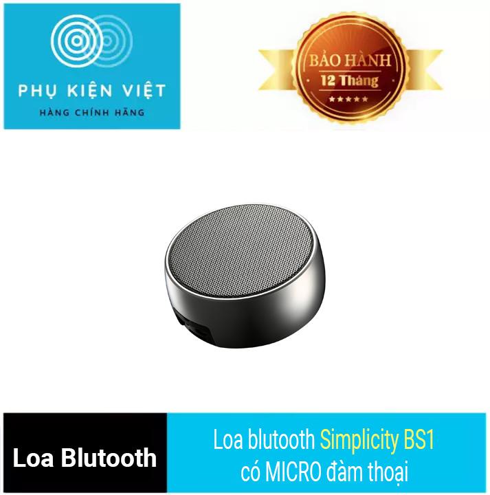 [HCM]Loa blutooth simplicity BS1 có MICRO đàm thoại [BASS CỰC CHUẨN]