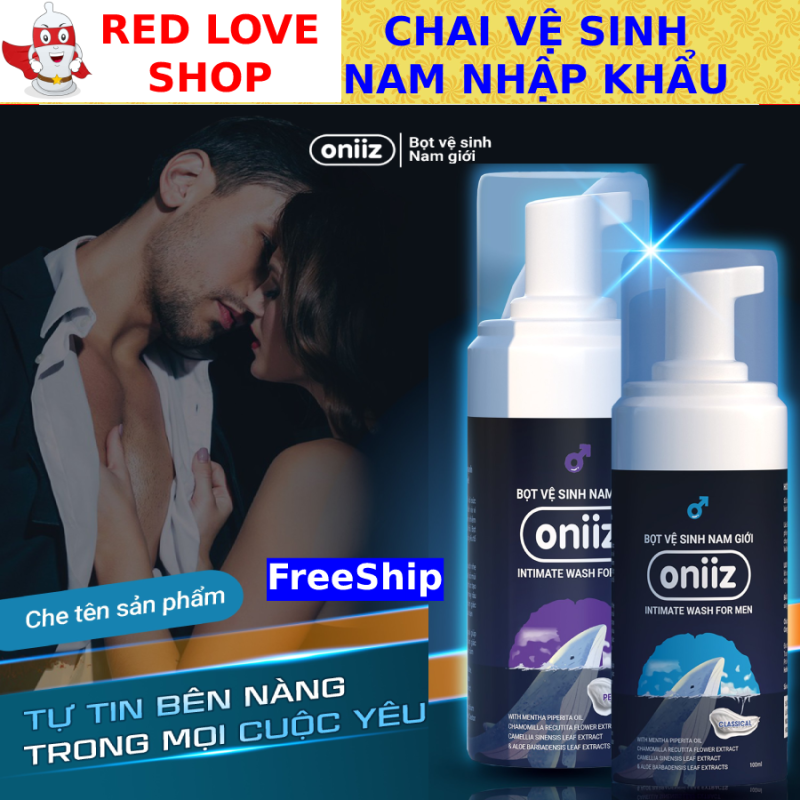 ✅ Chai vệ sinh vùng kín nam Oniiz, Dung dịch vệ sinh nam Oniiz - Công nghệ Hàn Quốc nhập khẩu