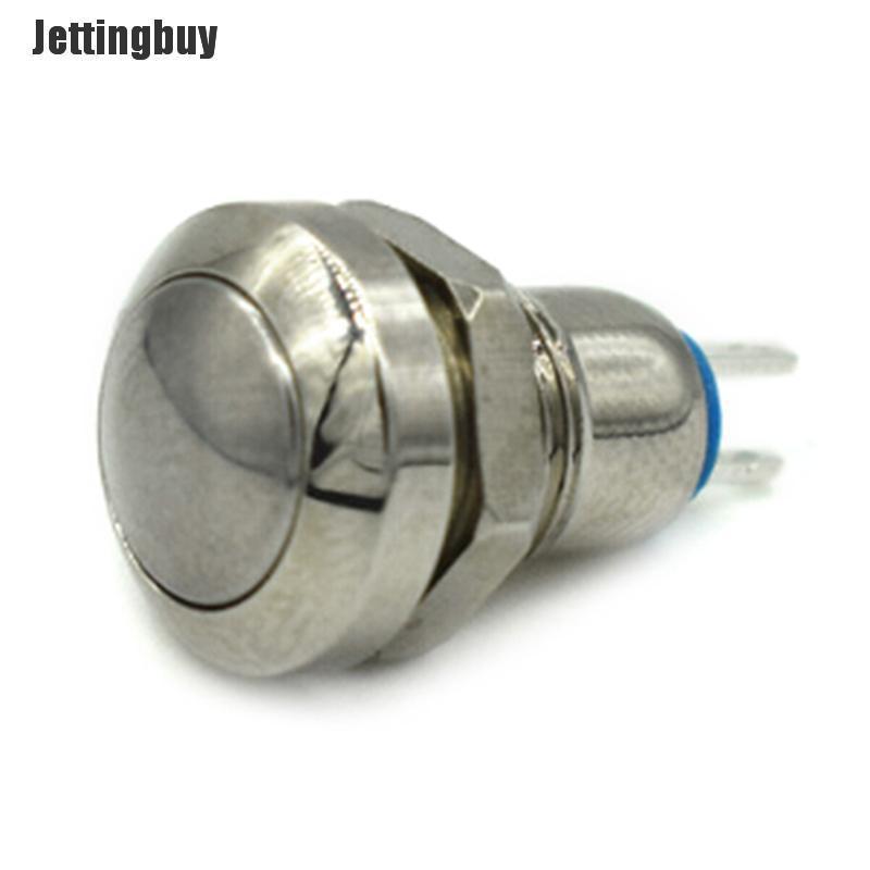 Jettingbuy 8mm mini metal push reset button switch on off high head switch push button