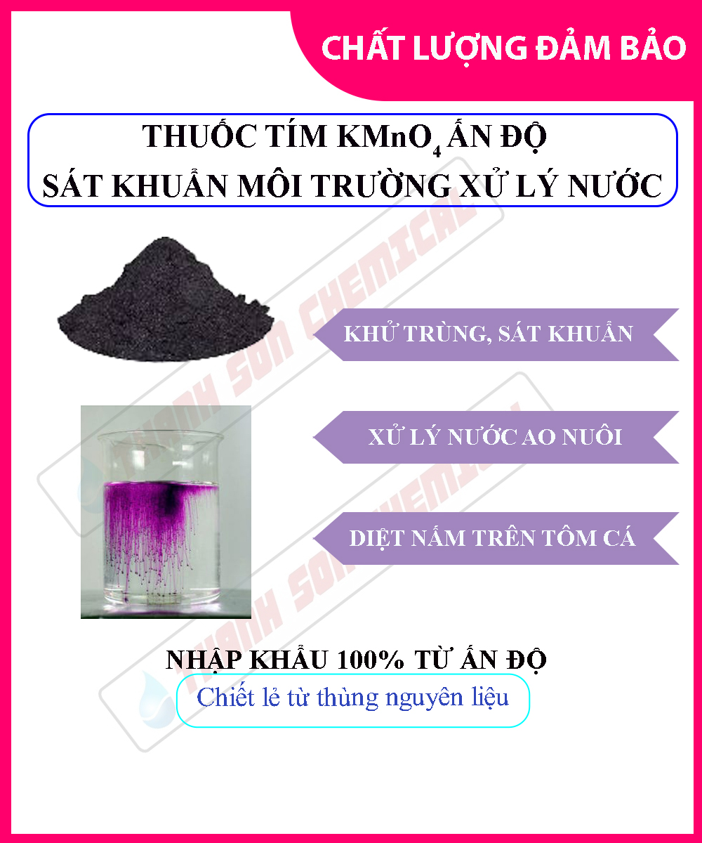 500 gr KMnO4 Indian imported fish bath purple