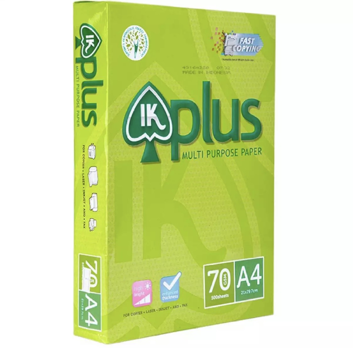 [Hàng Mới Về]Giấy In Ik Plus A4, Định Lượng 70 Gsm , Giấy Tốt, Phù Hợp Với Các Loại Máy In, Giúp Bạn Thoải Mái Photo Mà Không Lo Kẹt Giấy