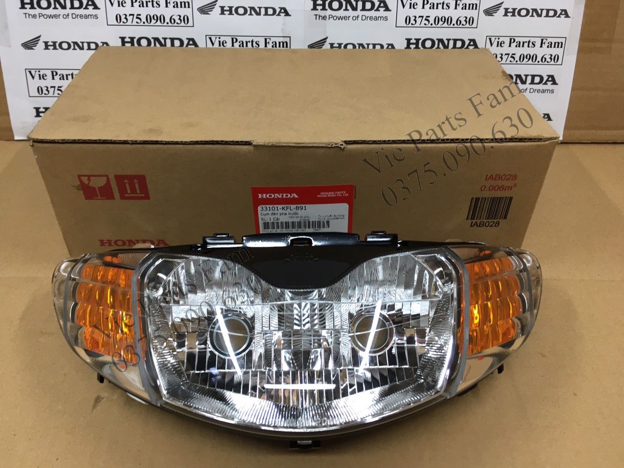 ĐÈN PHA FUTURE 1 / FUTURE ĐỜI ĐẦU (XI NHAN VÀNG HOẶC TRẮNG) CHÍNH HIỆU HONDA MOTOR VN