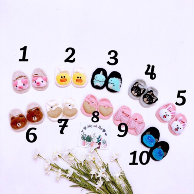 Tất vớ 💖FREESHIP💖 hình thú 4D siêu cưng cho bé