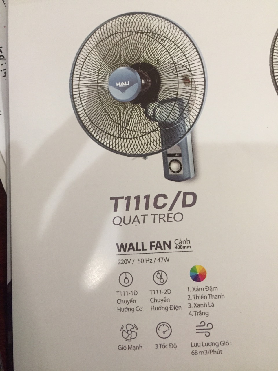 Quạt treo Hali ( T111C/D)-47W