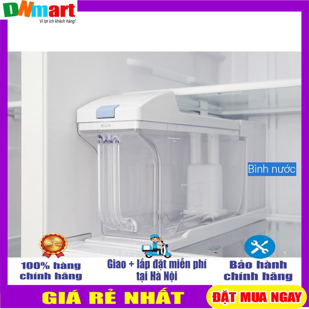 [Trả góp 0%]Tủ lạnh Hitachi side by side 3 cửa màu đen R-FM800GPGV2(GBK)