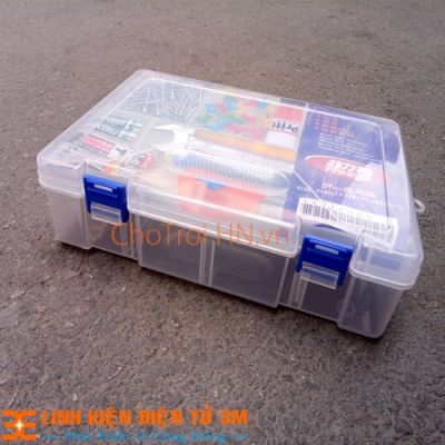 Hộp Đựng Linh Kiện F-240 234x168x62 2 Tầng Tiện Lợi