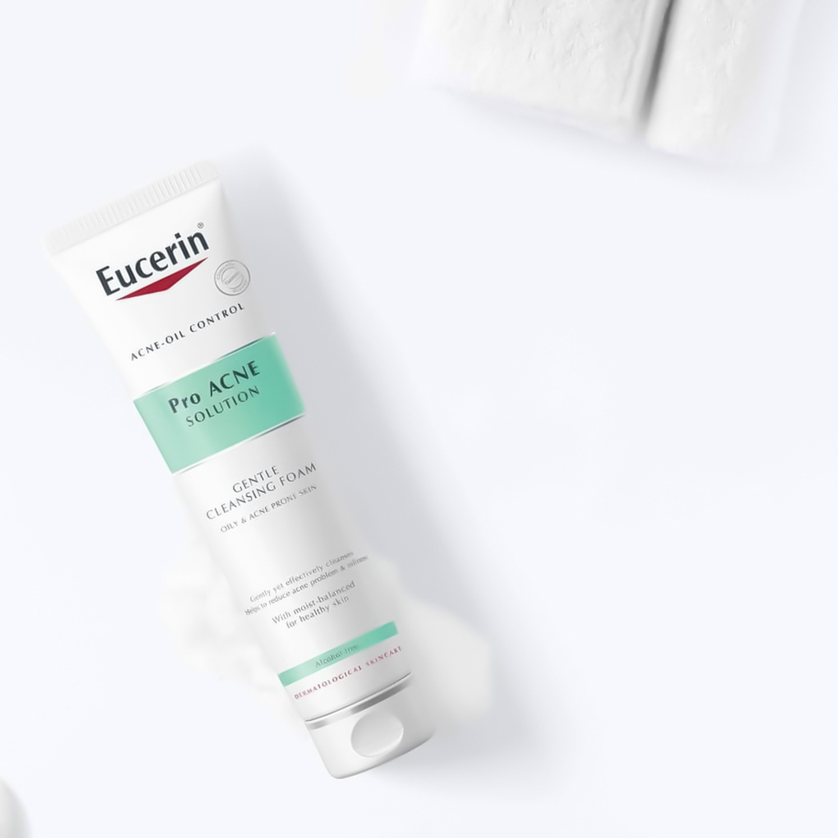 [GIẢM 20K ĐƠN 399K] Sữa Rửa Mặt Tạo Bọt Cho Da Mụn Eucerin Pro Acne Solution Gentle Cleansing Foam 150g