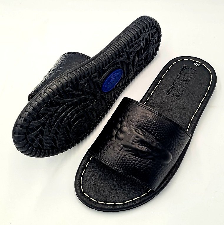 DÉP NAM CAO CẤP DA BÒ 100%  - SHOP KINSON