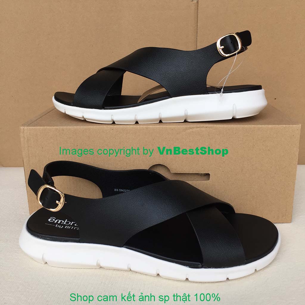 Dép sandal nữ biti’s êmbrace dew008488den