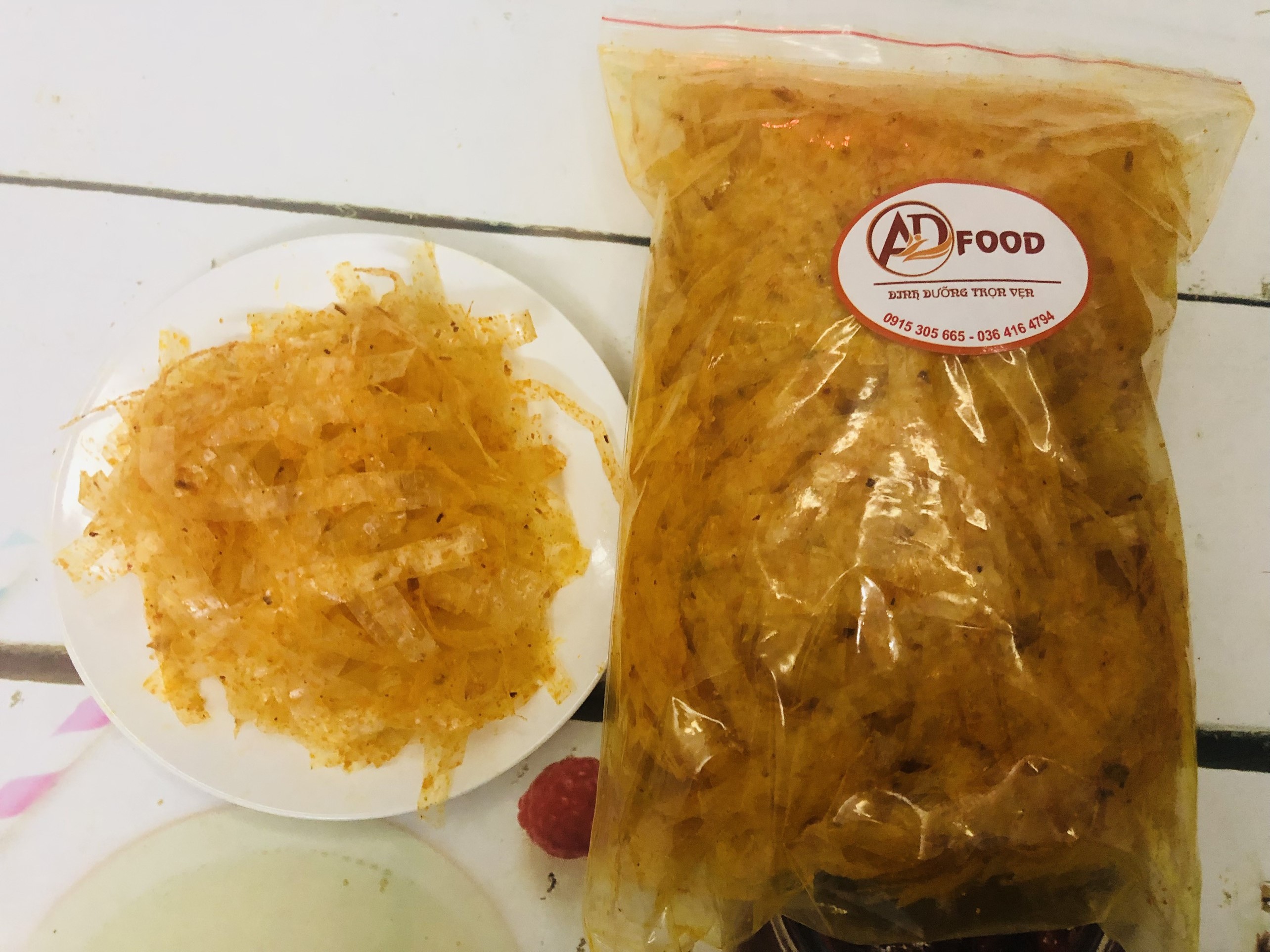 1kg bánh tráng trộn sate dạng sợi