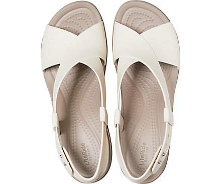 GIÀY, SANDAL ĐẾ XUỒNG CROCS- BROOKLYN 8CM