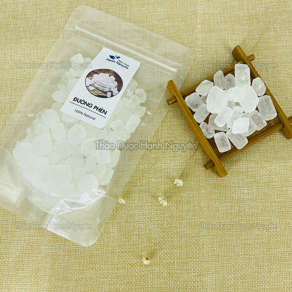 Đường phèn trắng Lam Sơn 100g, vị ngọt thanh tự nhiên, dùng nấu chè, chưng yến, pha trà, nấu siro