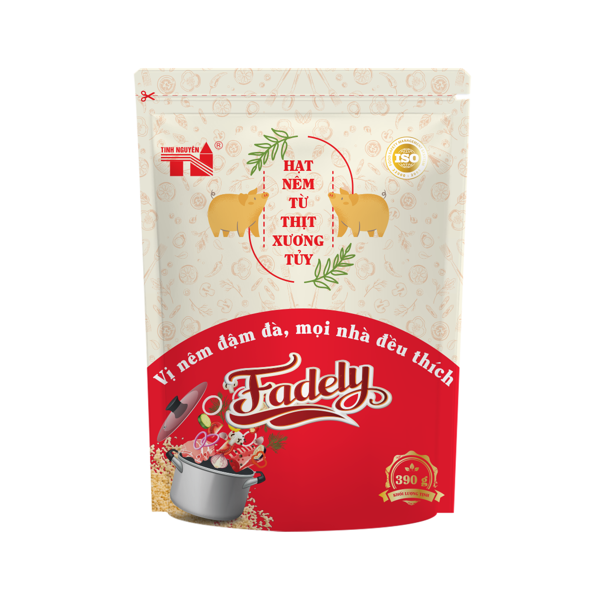 Hạt Nêm Vị Từ Thịt Và Xương Tủy Fadely (390g)